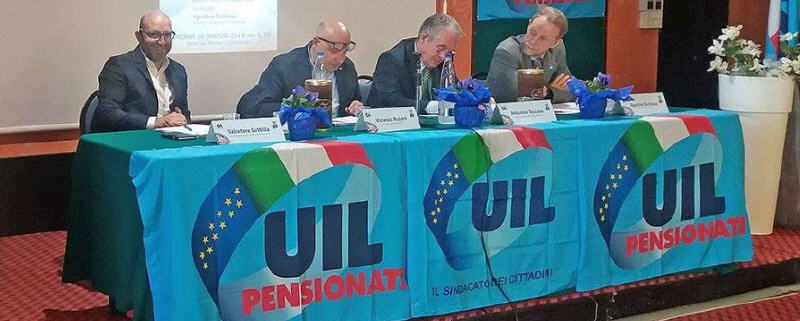 Salvatore Guttilla riconfermato alla guida della Uil pensionati di Caltanissetta