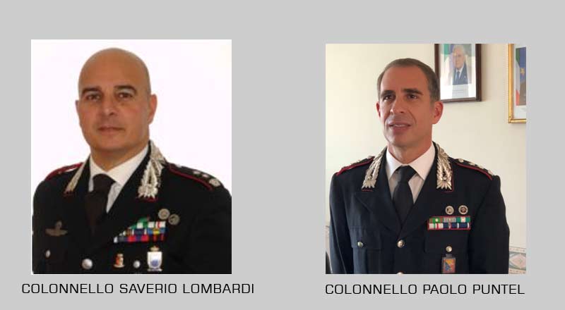 Cambio al vertice nel comando provinciale dei carabinieri.