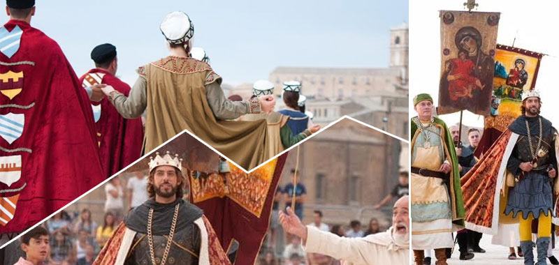 Il Palio dei Normanni incontra il Palio di Siena