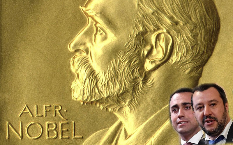 Previsioni: il premio Nobel per l’economia a Luigi Di Maio e Matteo Salvini