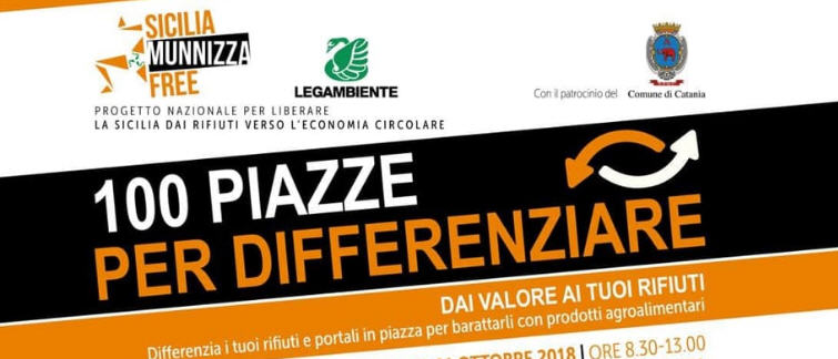 Enna,Legambiente – Domani, sabato 17 novembre,  “100 Piazze per differenziare”