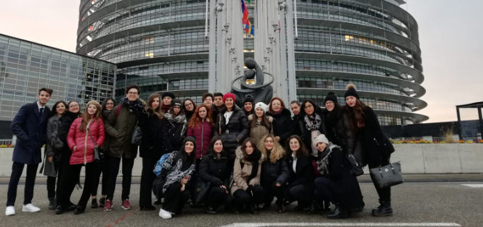 Gli studenti del classico e dello scientifico di Piazza Armerina a Strasburgo per il progetto Euroscuola