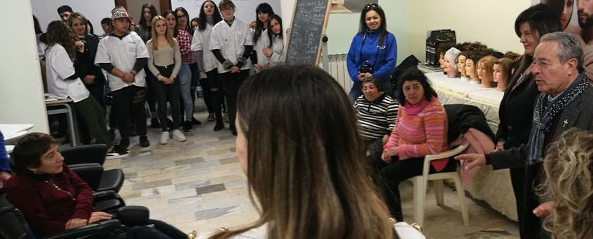 Bellezza e solidarietà: gli alunni della scuola professionale Eris per il secondo anno incontrano i disabili dell’AIAS