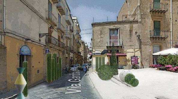 Piazza Armerina -Svelato il progetto “verde” per abbellire la via Garibaldi