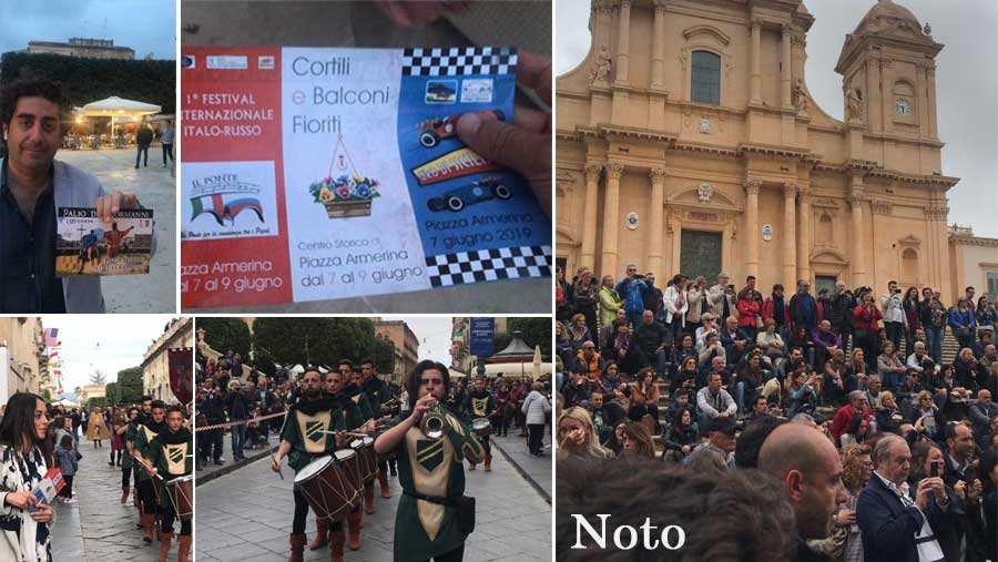 Turismo – Piazza Armerina si pubblicizza a Noto e questa mattina 150 croceristi in arrivo al centro storico.