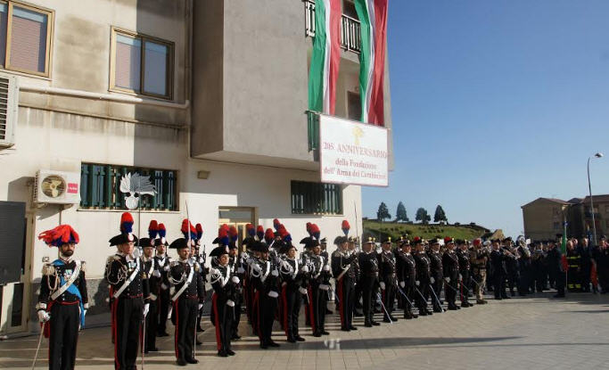 Ieri la festa dell’arma dei carabinieri: 205° annuale di fondazione