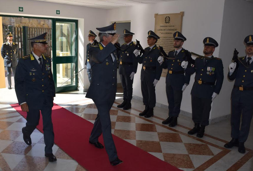 Enna – GDF – Il Generale di corpo d’armata Carmine Lopez visita il comando provinciale
