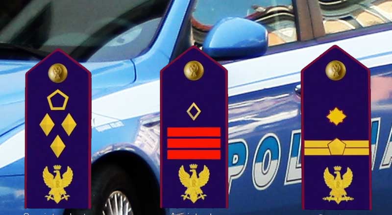 Polizia di Stato:da oggi, 12 luglio,  nuovi distintivi di qualifica