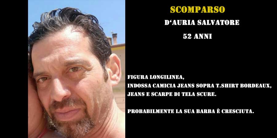 Aiutateci a trovarlo: scomparso un uomo di 52 anni originario di Caltanissetta. Potrebbe aver preso il pullman per Piazza Armerina