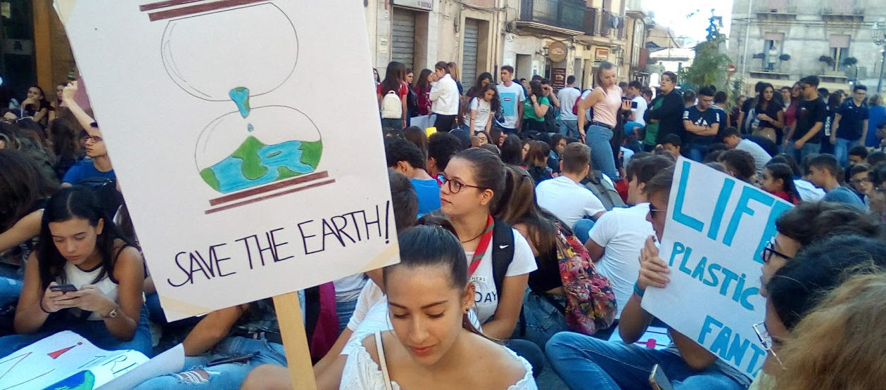 Piazza Armerina – Fridays for future: la manifestazione degli studenti