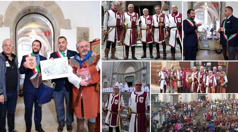Enna – La compagnia degli Arcieri del Castello alla disfida di San Fortunato a Todi: esperienza indimenticabile