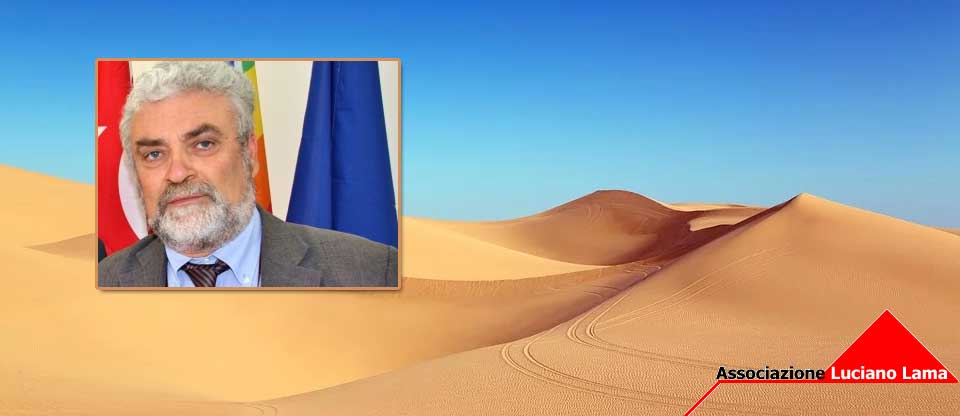 Enna – Il presidente dell’associazione Luciano Lama Domenico Bellinvia in missione nel Sahara