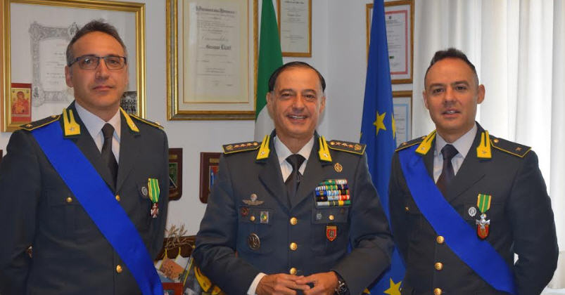 Avvicendamenti al comando provinciale della Guardia di Finanza di Enna