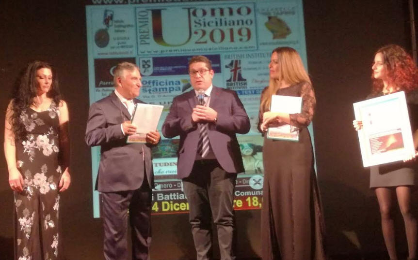 Troina – Al sindaco Fabio Venezia il premio “uomo siciliano 2019”