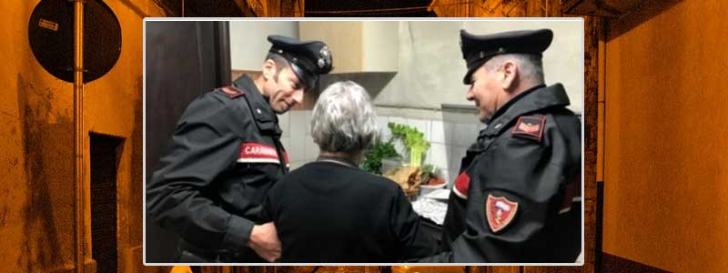 Barrafranca: 81 anni, esce di casa in piena notte e vaga per la città. Rintracciata da carabinieri e accompagnata a casa