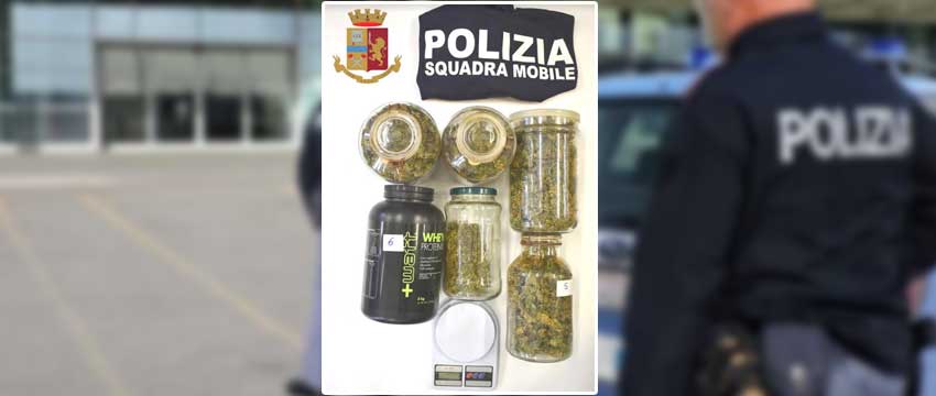 Piazza Armerina – Ventiduenne incensurato arrestato con l’accusa di spaccio di marijuana