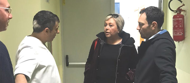 Sanità – L’On. Luisa Lantieri e l’assessore regionale Ruggero Razza: visite a sorpresa a Leonforte e Pietraperzia