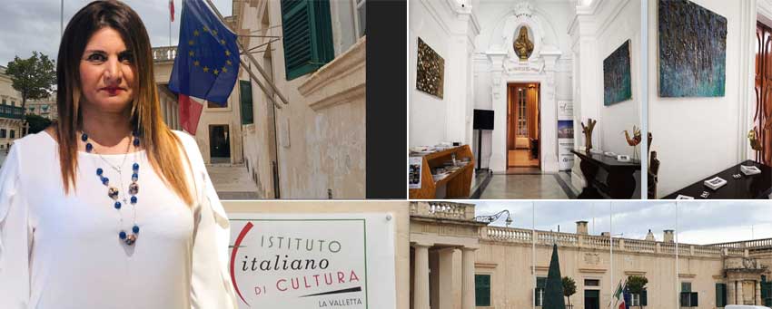 La piazzese Danila Mancuso espone le sue opere all’Istituto Italiano di Cultura a La Valletta