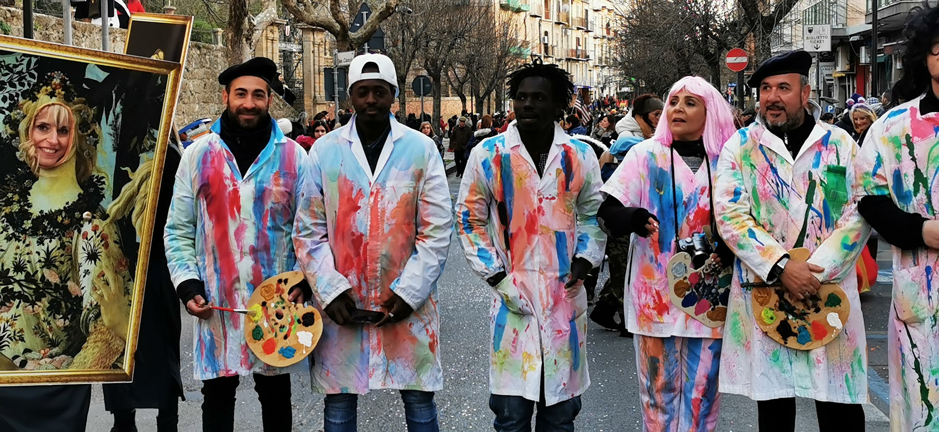 [FOTO] Piazza Armerina – Carnevale, la sfilata dei carri allegorici