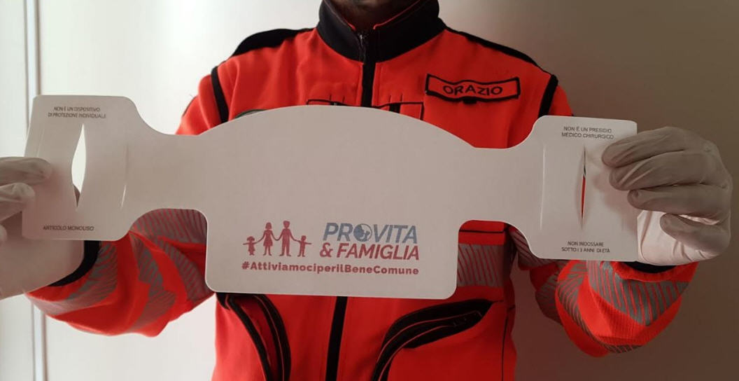 L’associazione nazionale “Pro Vita & Famiglia” dona al comune di Agira 500 mascherine