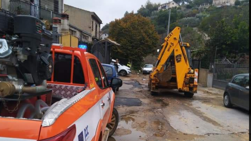 Piazza Armerina  colpita da un altro nubifragio