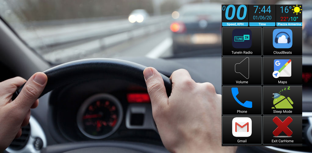 App utili – CarHome Ultra: cruscotto virtuale a facile consultazione.