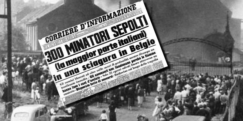 Domani 8 agosto ricorrere la “Giornata del sacrificio del lavoro italiano nel mondo”