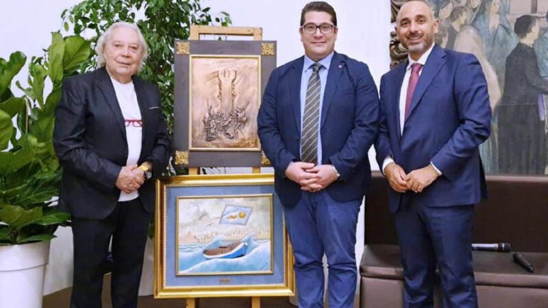 Al sindaco Fabio Venezia il premio “Amico dell’arte”