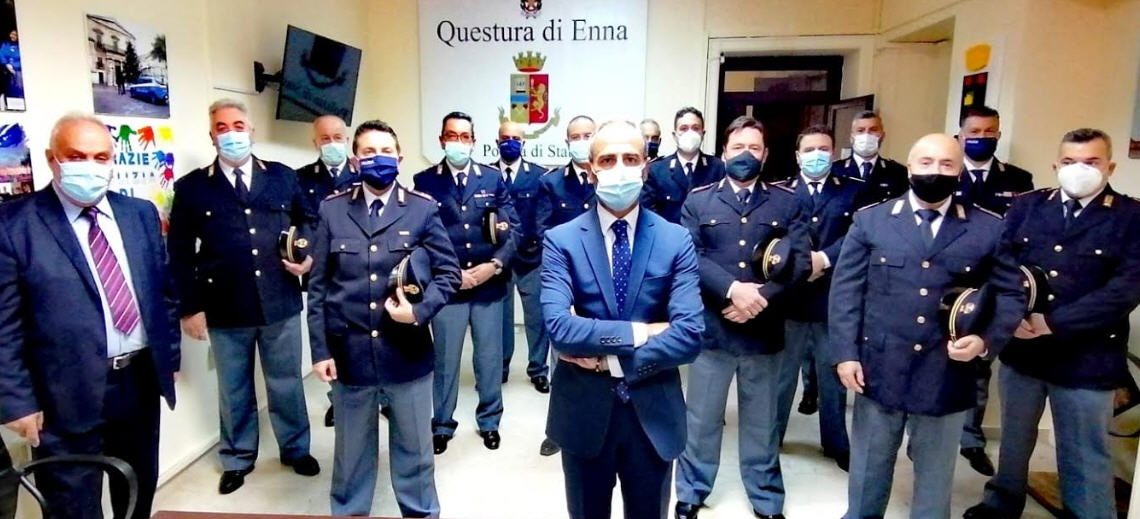 Nuovi sovrintendenti alla questura di Enna