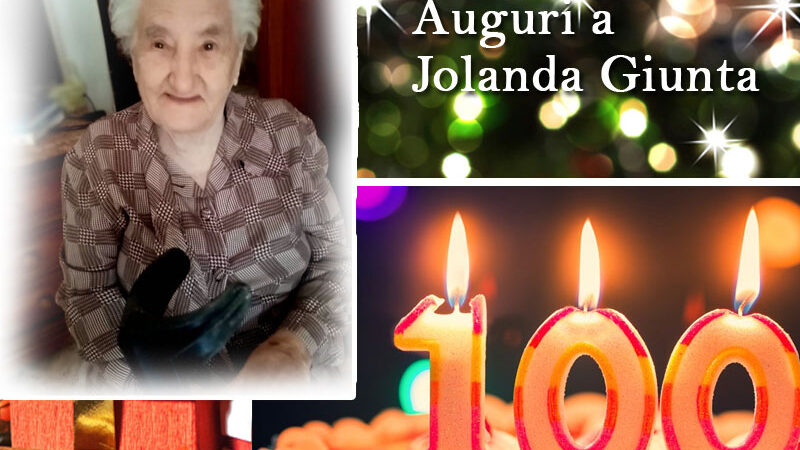 Piazza Armerina – La signora Jolanda Giunta compie oggi cento anni