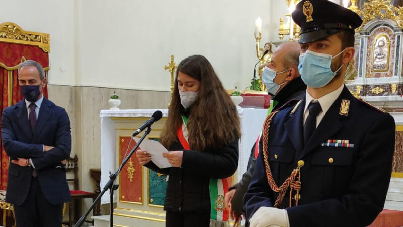 La Polizia di Stato di Enna ha commemorato l’agente Giuseppe Scravaglieri