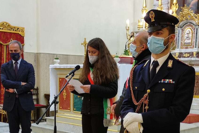 La Polizia di Stato di Enna ha commemorato l’agente Giuseppe Scravaglieri