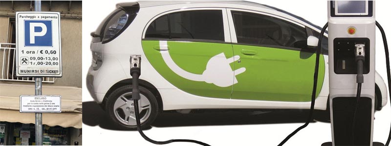 Valguarnera: sosta gratuita per le auto elettriche