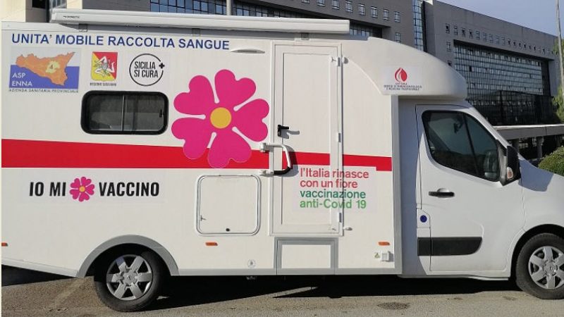 ASP Enna. I camper per la vaccinazione nella giornata del 2 luglio a Enna.