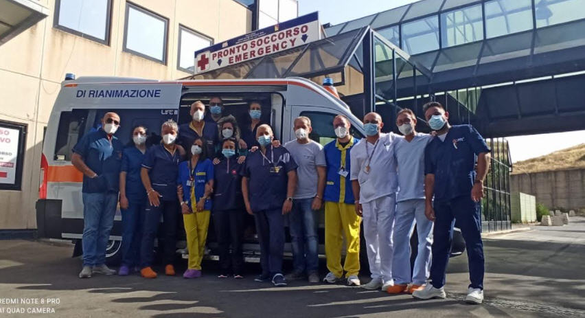 Una nuova ambulanza per  il pronto soccorso dell’ospedale Umberto I di Enna