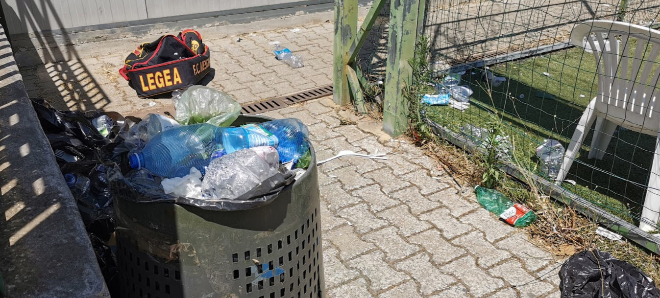 Piazza Armerina – Il campetto sportivo Sant’Antonio abbandonato