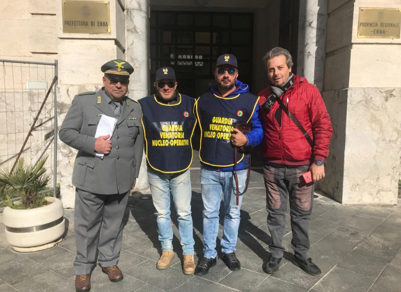 Piazza Armerina – Le guardie venatorie a difesa dei boschi.