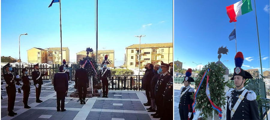 In occasione della commemorazione dei defunti  ricordati dai Carabinieri i militari deceduti in atti di valore