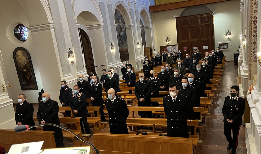 La Messa di preparazione al Santo Natale dell’Arma dei Carabinieri