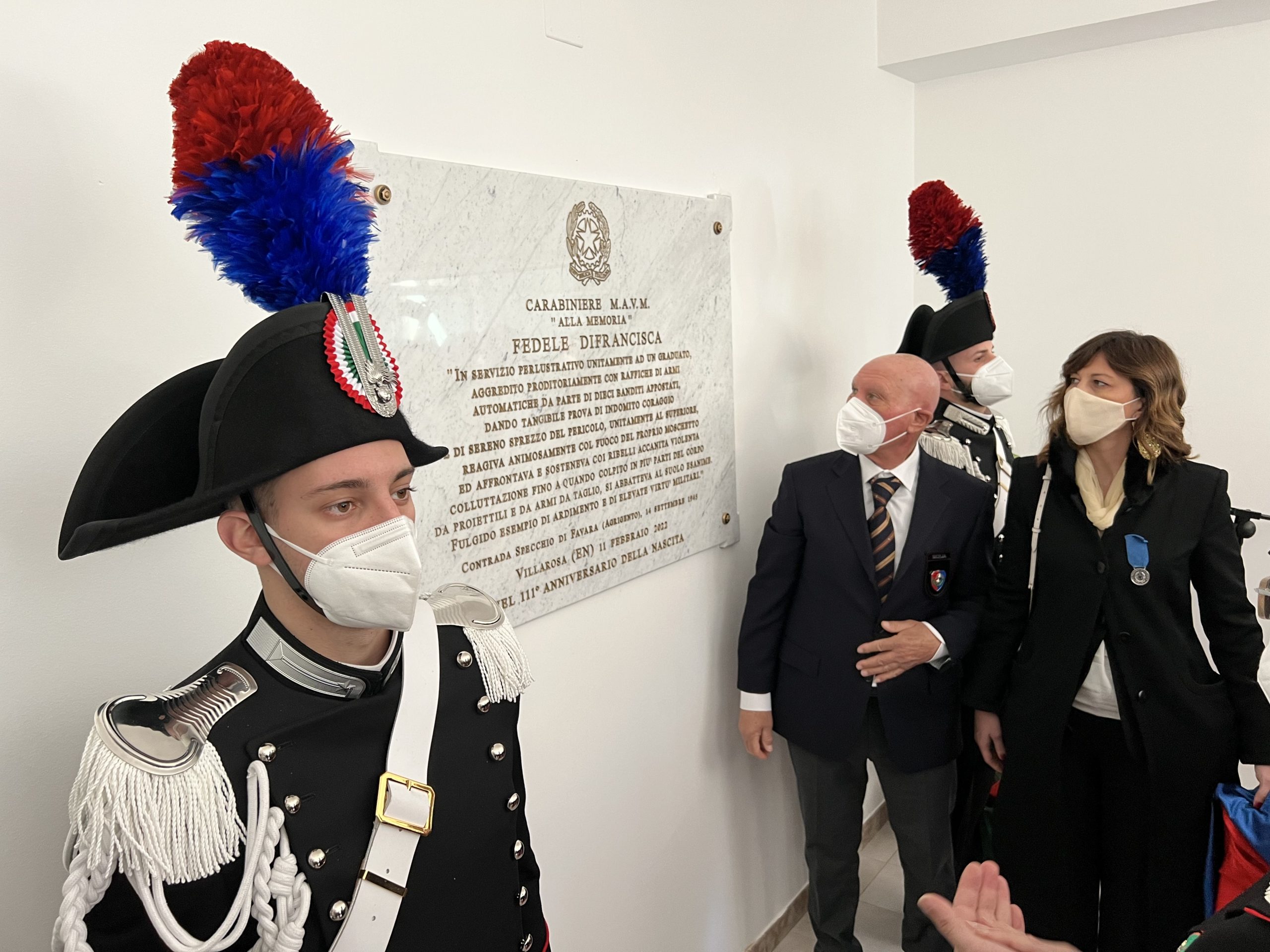 Carabinieri – A Villarosa cerimonia di intitolazione della caserma