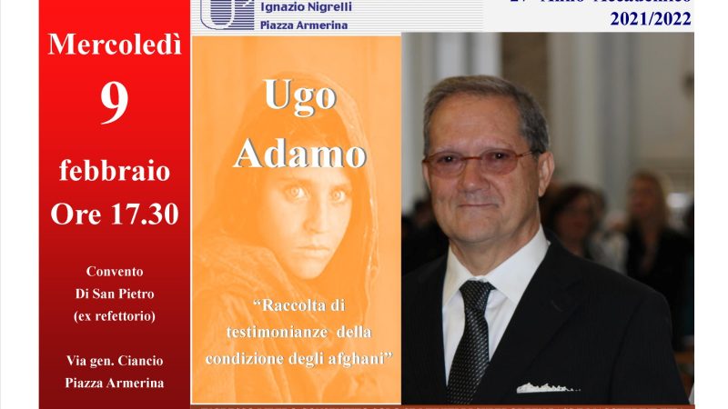 Piazza Armerina – All’ unversità del Tempo Libero oggi conferenza sulla situazione degli afghani”