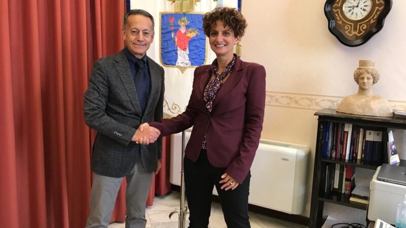 Il Commissario Di Fazio riceve la neo eletta alla Camera Eliana Longi
