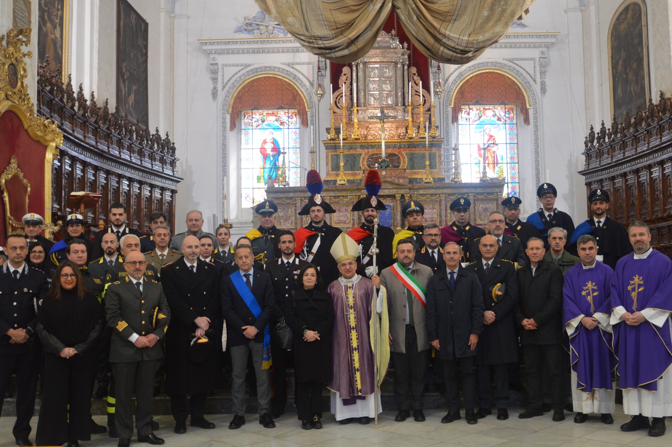 Nicosia, Piazza Armerina – Precetti pasquali interforze