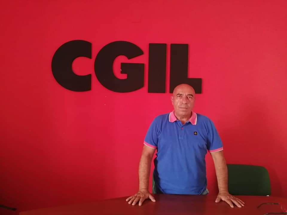 Numerosa delegazione di lavoratori della fillea cgil Enna alla manifestazione di Palermo del prossimo 1 Aprile