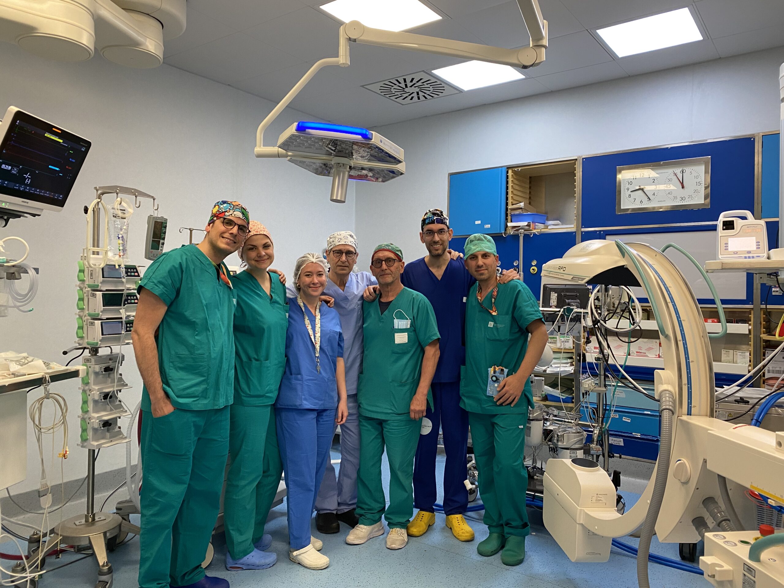 Policlinico, per la prima volta in Sicilia, ricostruiti per via endovascolare l’intera aorta toracica e le principali arterie dirette al cervello