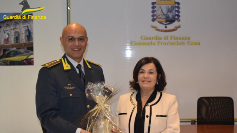 Il Prefetto di Enna visita il Comando Provinciale della Guardia di Finanza