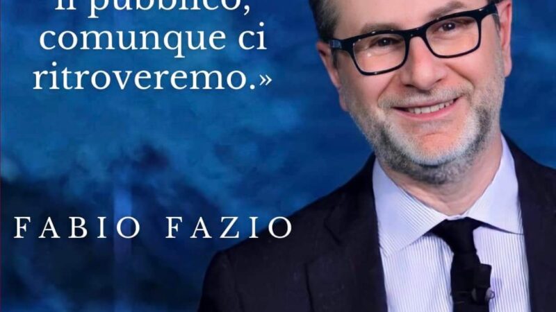 Fazio e l’addio alla Rai