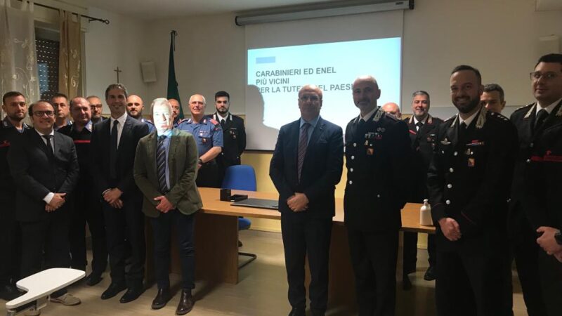 Anche nell’ennese sinergia tra carabinieri ed enel per la salvaguardia del territorio e dell’ambiente