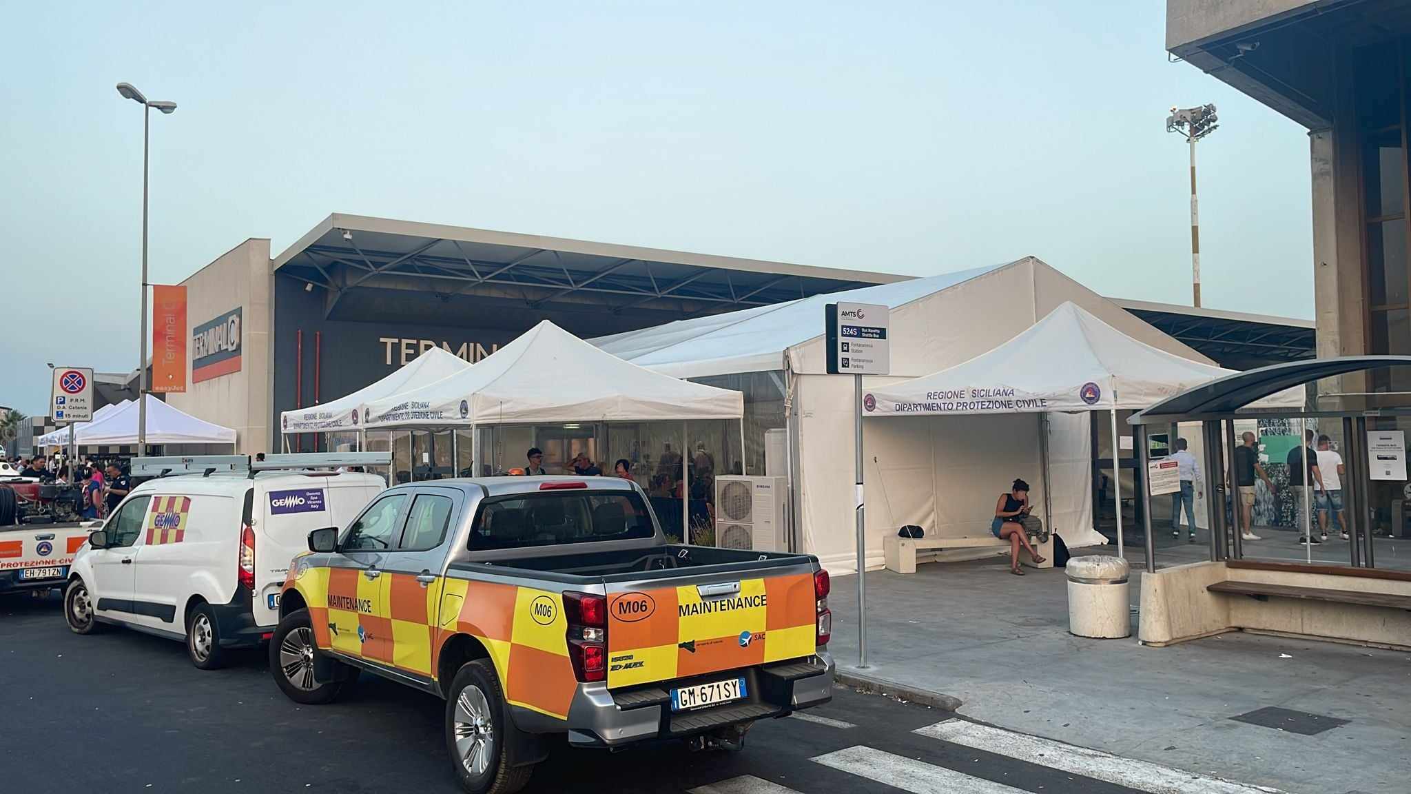 Aggiornamento situazione in aeroporto