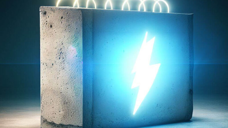 Il Futuro del cemento: una batteria rivoluzionaria